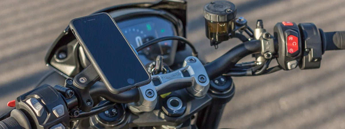 Locking Strap Tough Case Motorcycle Mount for iPhone 6 Plus (sku 31588)