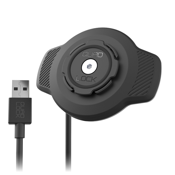アクセサリー QUAD LOCK WEATHERPROOF WIRELESS CHARGER Quad Lock® 12V-24V Weatherproof Wireless Charging Head