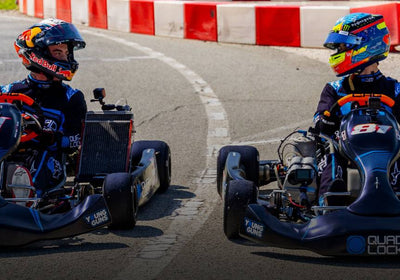 Immagine: QUAD LOCK UNISCE LA STAR DEL F1 OSCAR PIASTRI E LA SENSAZIONE DEBUTTANTE DEL MOTOGP PEDRO ACOSTA IN UN EPICO DUELLO KARTING!