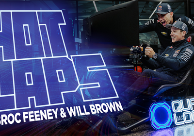 Image: Will Brown vs Broc Feeney: Quad Lock's New Racing Sim Series (Episode 1)
