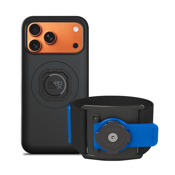 PURO - Custodia Da Polso ''running Band'' Iphone 6 / 6s Con Taschina Nero